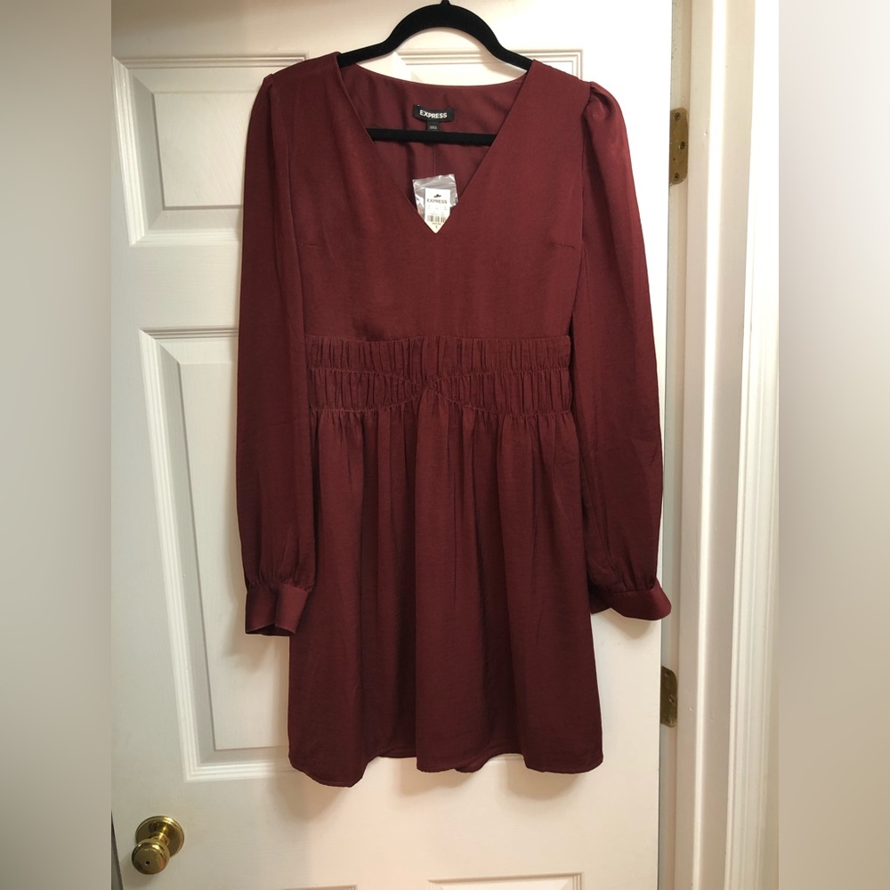 Express Cabernet colored dress